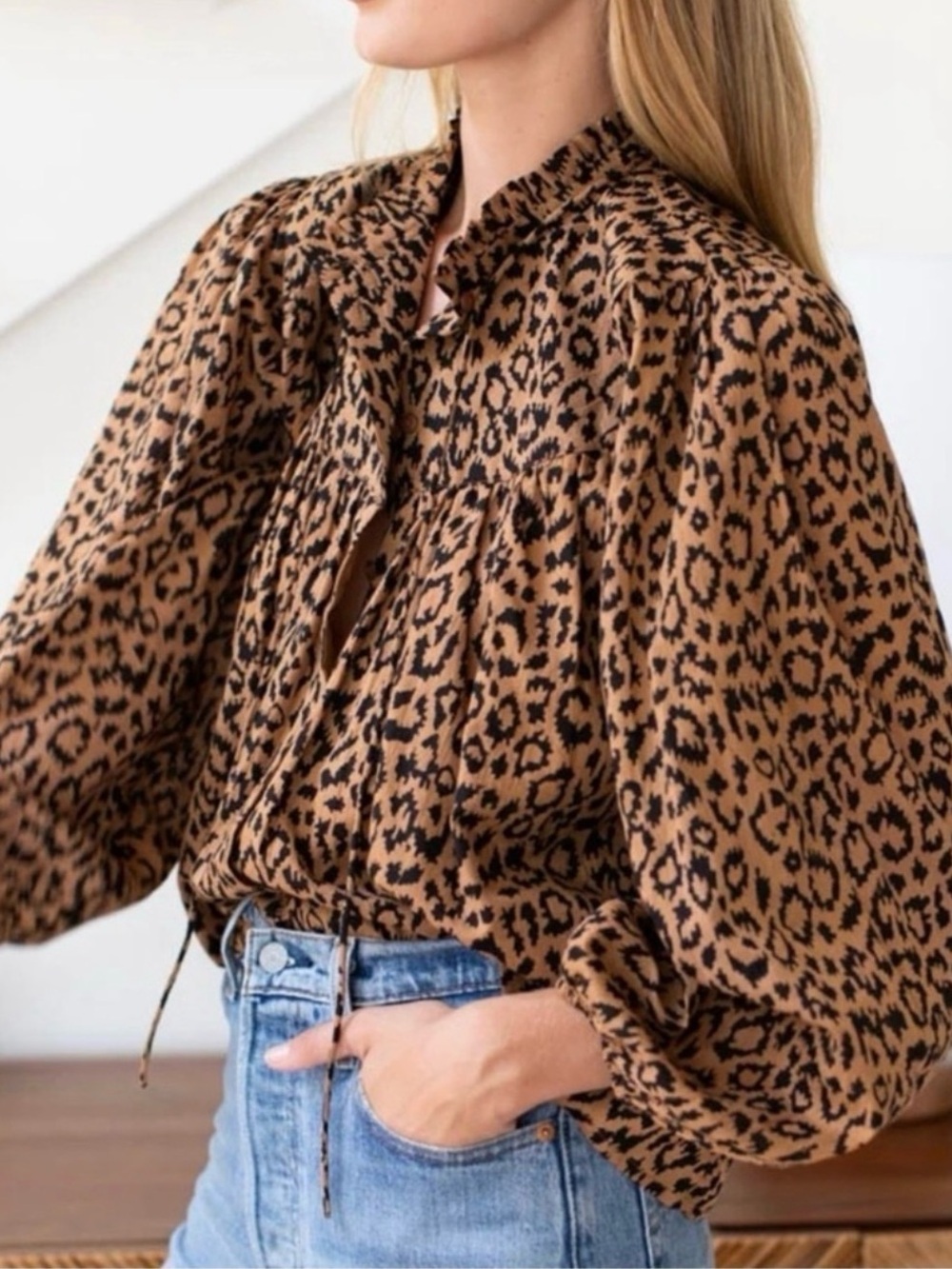 Emerson Fry Emmaline in Leopard Print A NWOT